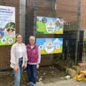 Jacquie Loughrey, Education and Prevention Officer at Hive Cancer Support in Derry (right) with Rachael Harris, trainee education worker with Hive.