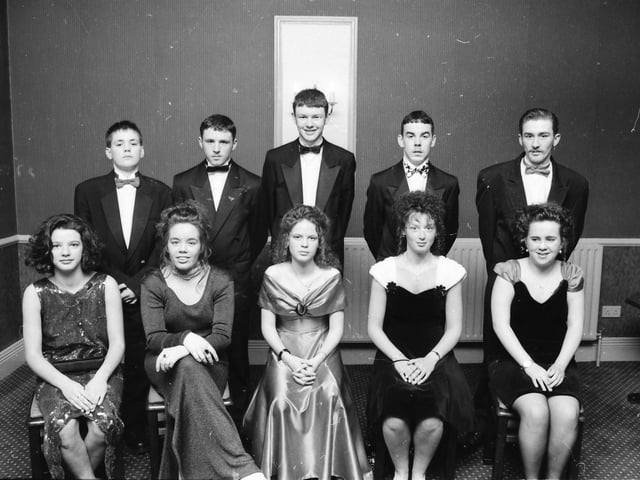 Attendees at the St. Brigid’s High School formal in February 1994
