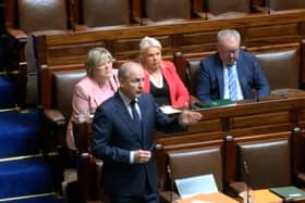 Taoiseach Micheál Martin addressing cross-border cancer care for Inishowen in the Dáil
