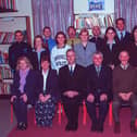 Staff at St Brecan's High School back in 2000.
