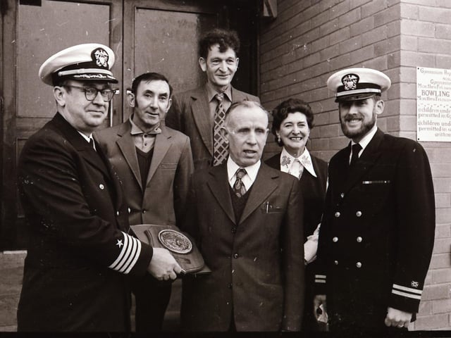 Civilian workers retiring at the U.S. base in Derry.