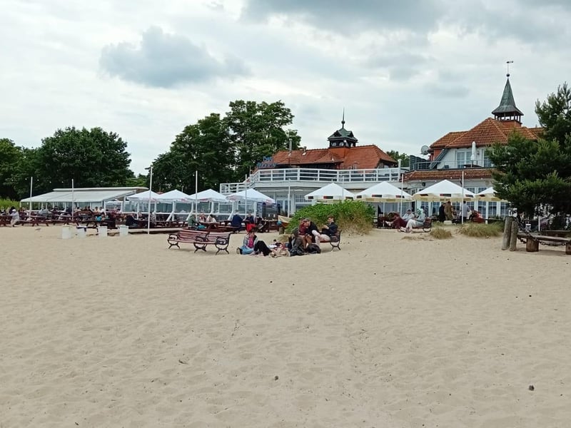The seaside resort of Sopot.