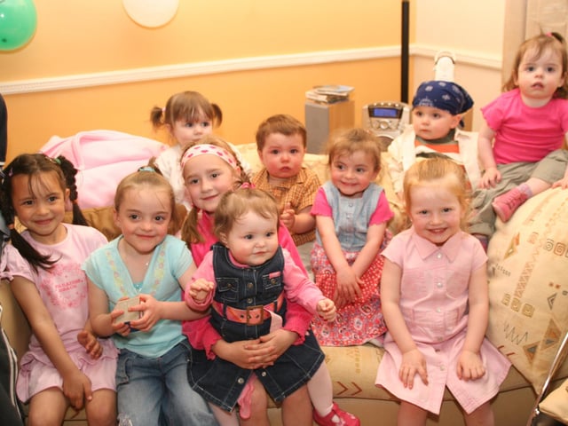 A birthday party for Naomi Brown back in 2005.