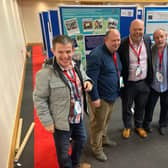 L-R Matthew McLaughlin, James Ruddy, (Residents), Professor Mark White - Executive Dean of the Faculty of Nursing and Midwifery RCSI, Paddy Ruddy, Kevin McLaughlin (Residents).