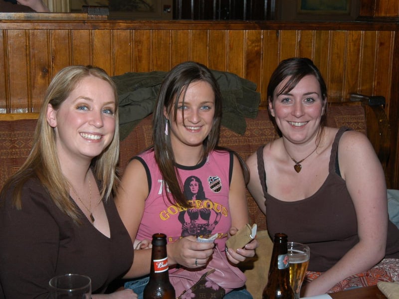 Diane Harkin, Fiona O’Donnell and Cara Rooney were snapped in Martha’s Vineyard in late 2004.