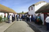 A visit to Doagh Famine Village as part of the Housing Associations Integration Project by Apex in 2019.