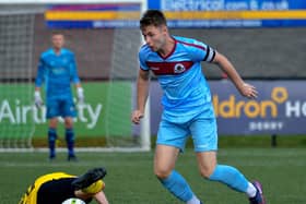 Institute’s Shaun Doherty is looking forward to Warrenpoint Town encounter.