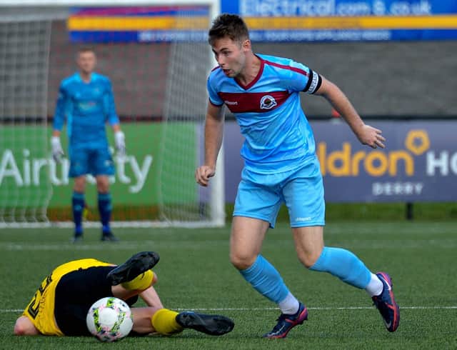 Institute’s Shaun Doherty is looking forward to Warrenpoint Town encounter.