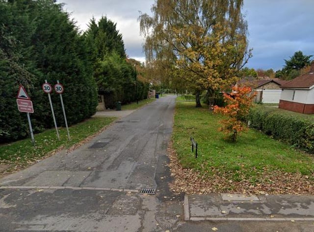 The secluded Warnington Drive has an estimated average house price of £628,316.