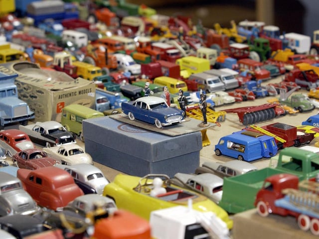 Toy cars were a staple at Christmas, and a less expensive stocking filler that you could fit in your pocket. (PAUL BARKER/AFP via Getty Images)