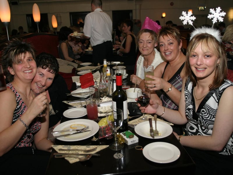 Christmas parties in Derry in December 2003.