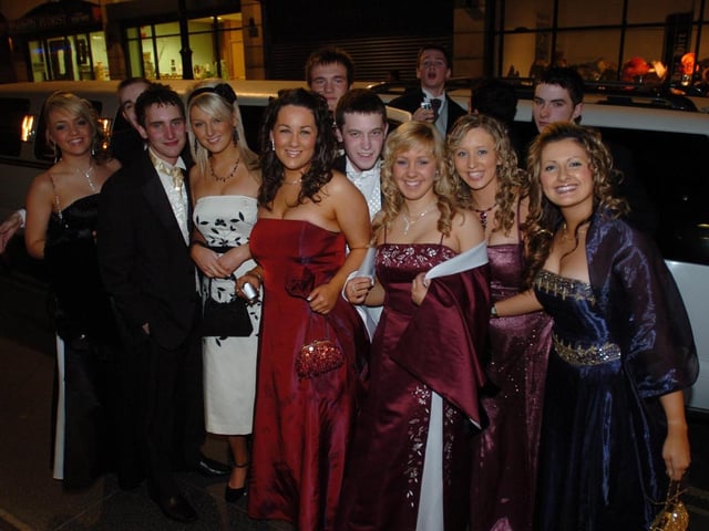 Group piictured arriving for the Oakgrove College formal. 2702A09) : .