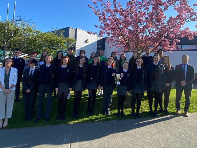 Crana College Choral Verse who were winners of the Marion Fleming Cup.