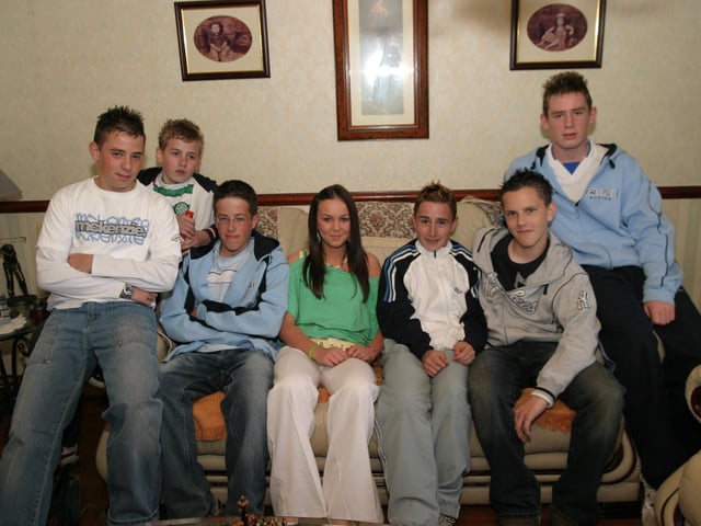 Party celebrations back in June 2004.