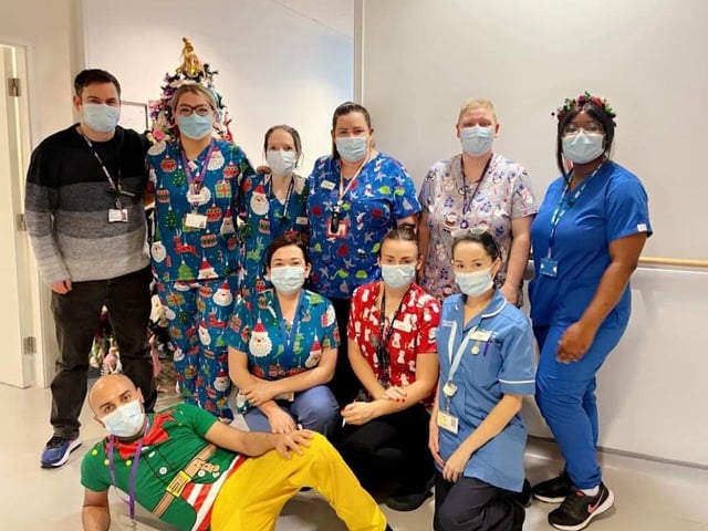 Happy Christmas from the maternity team at South West Acute Hospital