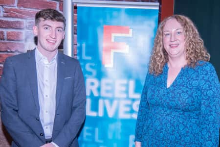 Dan Muldoon, Solicitor at Carson McDowell and Eavan King, Head of Film at Nerve Centre.