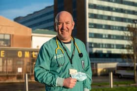 Altnagelvin Hospital A&E Consultant Mr. Paul Baylis. Picture Martin McKeown. 22.12.20