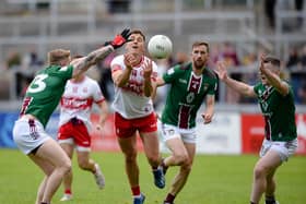 Shane McGuigan on the attack for Derry against Westmeath at Pairc Esler, Newry, on Saturday. (Photo: Brendan Monaghan)