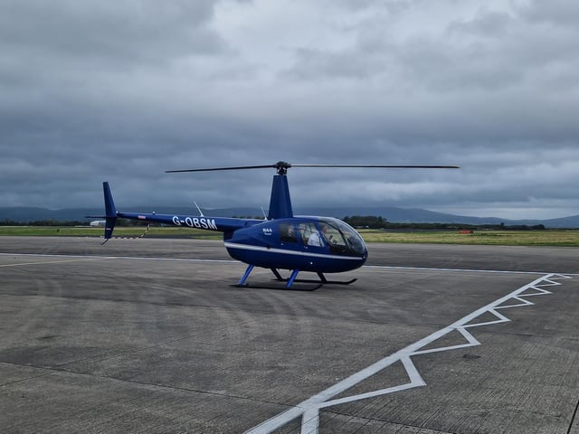 VIP tour and helicopter ride over Amelia’s flight path.