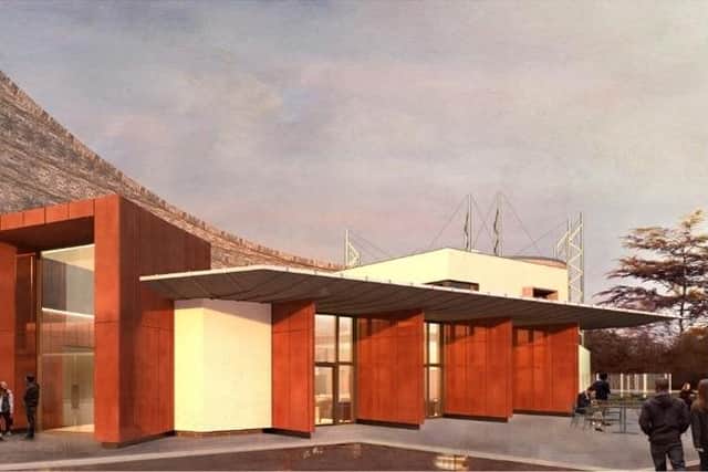 An artist's impression of how the new museum will look.