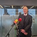Hilary Benn said the ‘number one responsibility’ of the British Government was ‘protecting the nation’ and that was why defence spending was being ratcheted up under Labour.