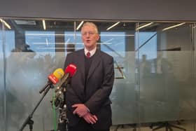 Hilary Benn said the ‘number one responsibility’ of the British Government was ‘protecting the nation’ and that was why defence spending was being ratcheted up under Labour.