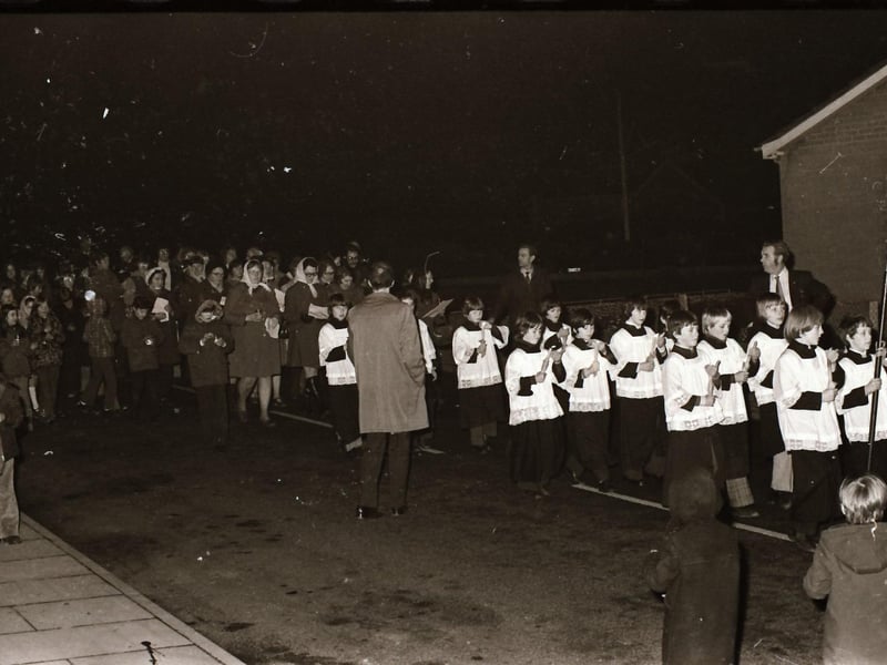 Over 1,500 people taking part in a candlelit procession in Shantallow to mark the Feast of Our Lady of Lourdes.