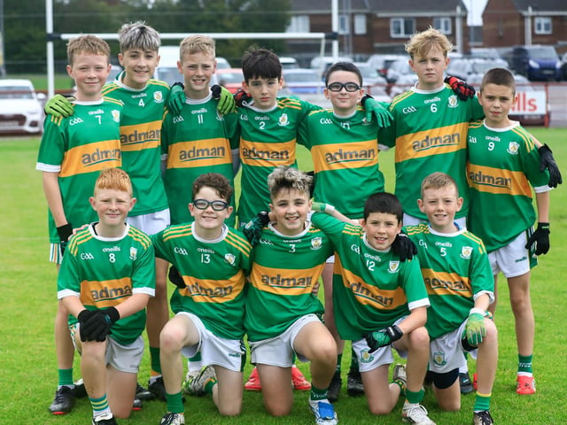 Ballymaguigan GAC team at the Martin McGuinness Chieftain’s Gaelic Games held at Sean Dolans GAC.  (Photo - Tom Heaney, nwpresspics)