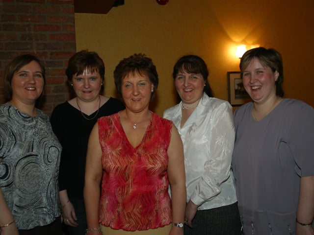 Party celebrations back in April 2004.