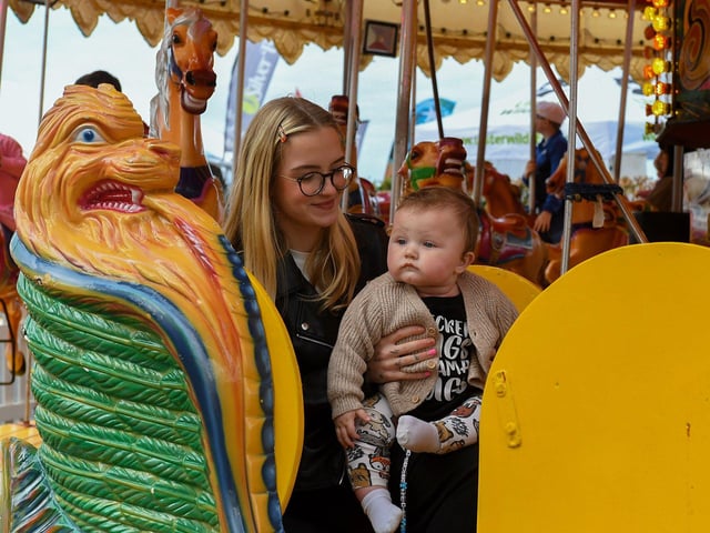 The carousel is popular at the Foyle Maritime Festival.  Photo: George Sweeney