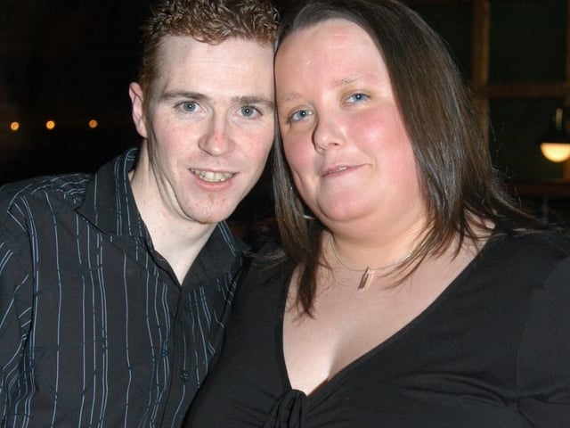 Caroline and Pol out celebrating together.
