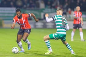 Sadou Diallo has welcomed the increased competition for places at the Ryan McBride Brandywell Stadium. (Photo: Kevin Moore)