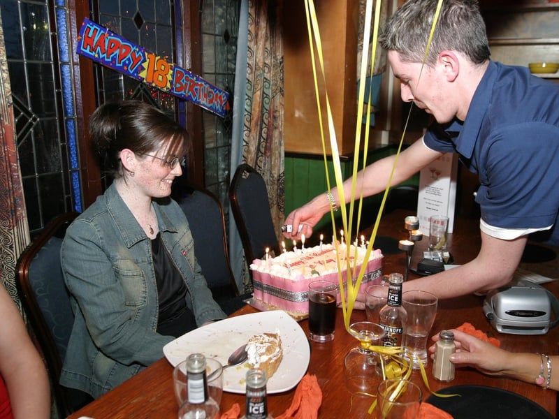 Catherine Quinn's 18th birthday celebrations with cake!