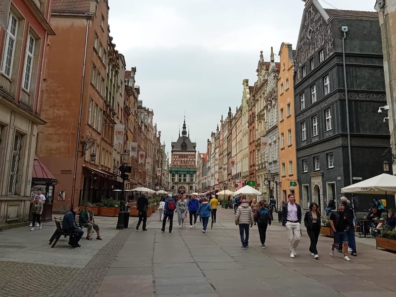 The Long Lane (Ulica Dluga) in the heart of Gdánsk.