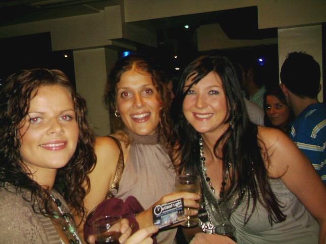 Derry people partying in pubs in the city in August 2005.