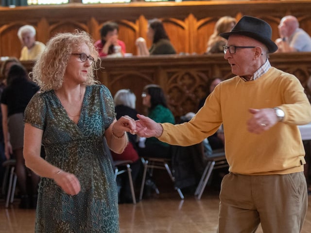Dancing at the Mayor's Tea Dance