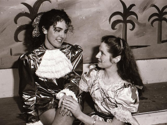 Aladdin Panto at St Columb's Hall, 1984.