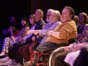 A section of the attendance at the Féile 23 Cormac Begley event in An Cultúrlann on Thursday evening.
