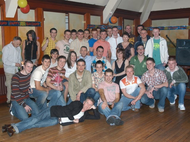 Kevin's 21st birthday party.