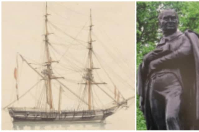 A Brigantine and Sir Robert Alexander Ferguson MP.