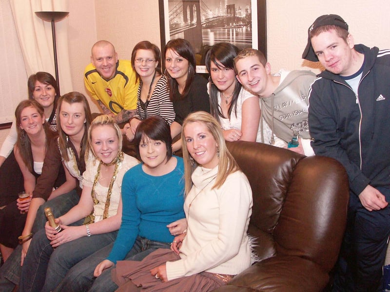 Laura Collins celebrates her 18th birthday at home with her friends. : .