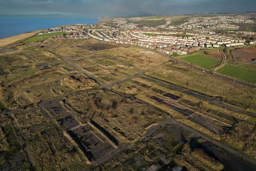 An aerial view of the former Woodhouse Colliery site where West Cumbria Mining (WCM) have been given approval to once again extract coal. Picture: Christopher Furlong/Getty Images