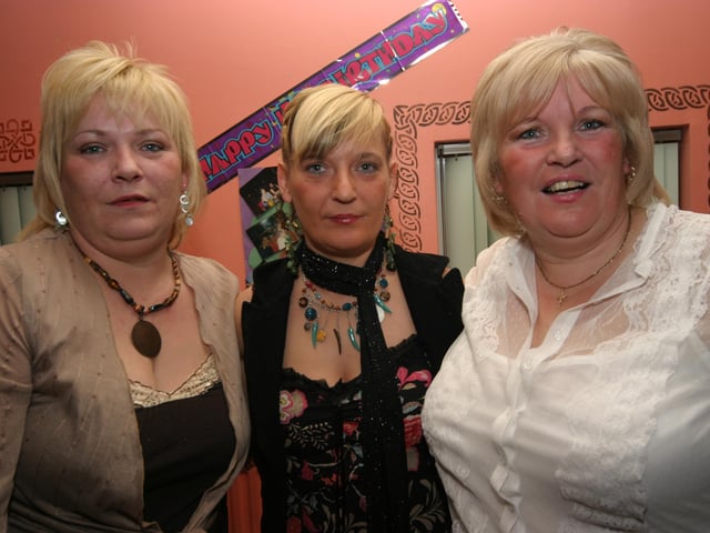 Matilda enjoys her birthday party at Maileys Bar with Christine and Margaret. 0015/JML