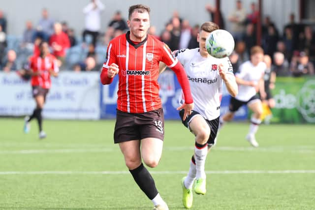 ​Derry City rejected an offer from League One side Fleetwood Town for winger Ryan Graydon. Picture by Kevin Moore/MCI