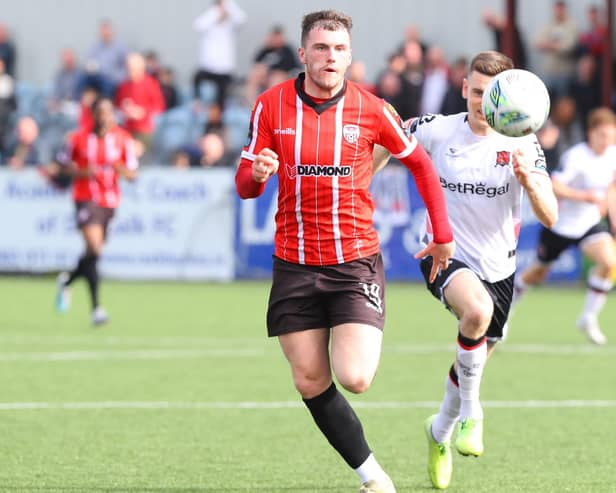 ​Derry City rejected an offer from League One side Fleetwood Town for winger Ryan Graydon. Picture by Kevin Moore/MCI