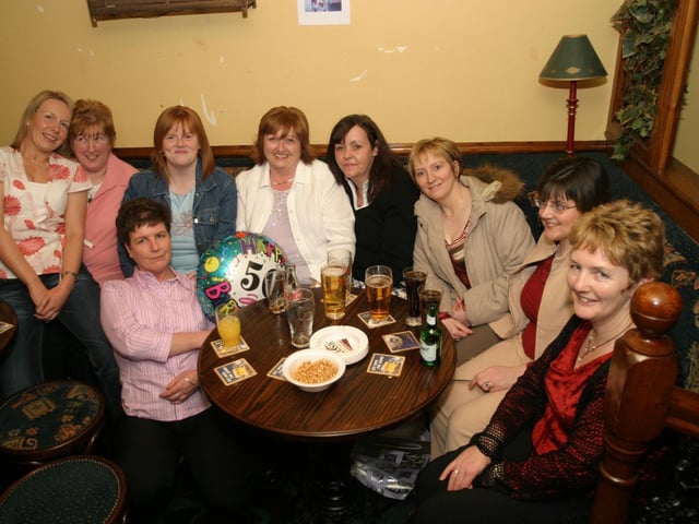 Party celebrations back in 2004: Elizabeth Gallagher.