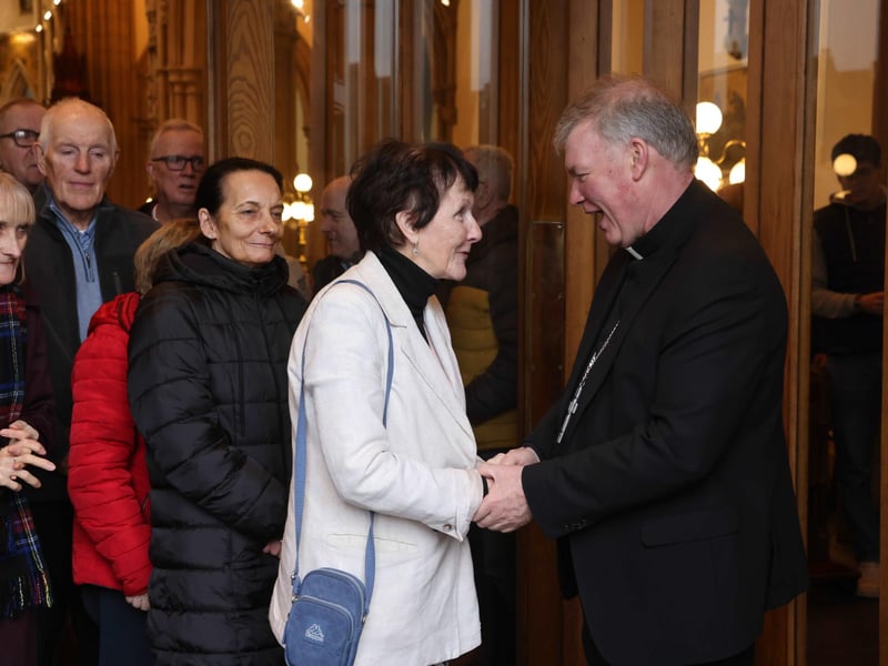 Bishop Niall Coll in congratulated follow the announcement of his appointment as Bishop of Raphoe.  : .