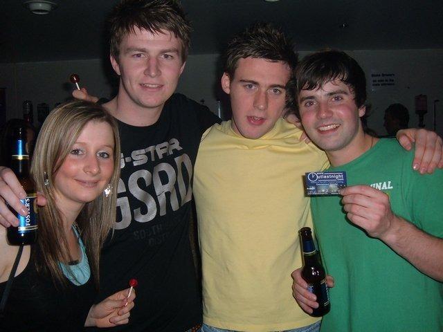 Pictured are people out in town 20 years ago back in May 2005.