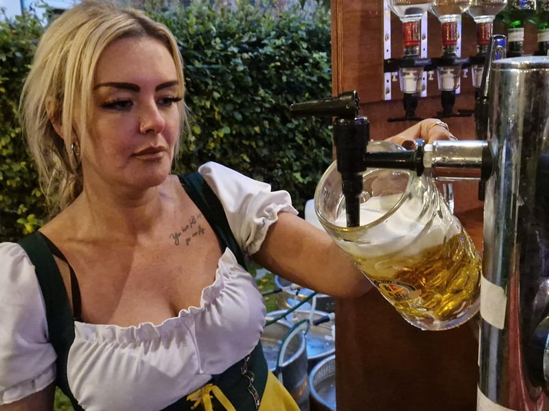 Oktoberfest, in The Place Flame Garden.