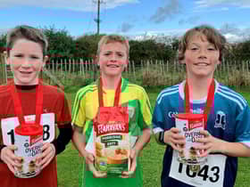 Tiarnan McKenna, St Canice's PS, Davin Gallagher, Ballykelly PS, Liam Wilson, Mill Strand IPS